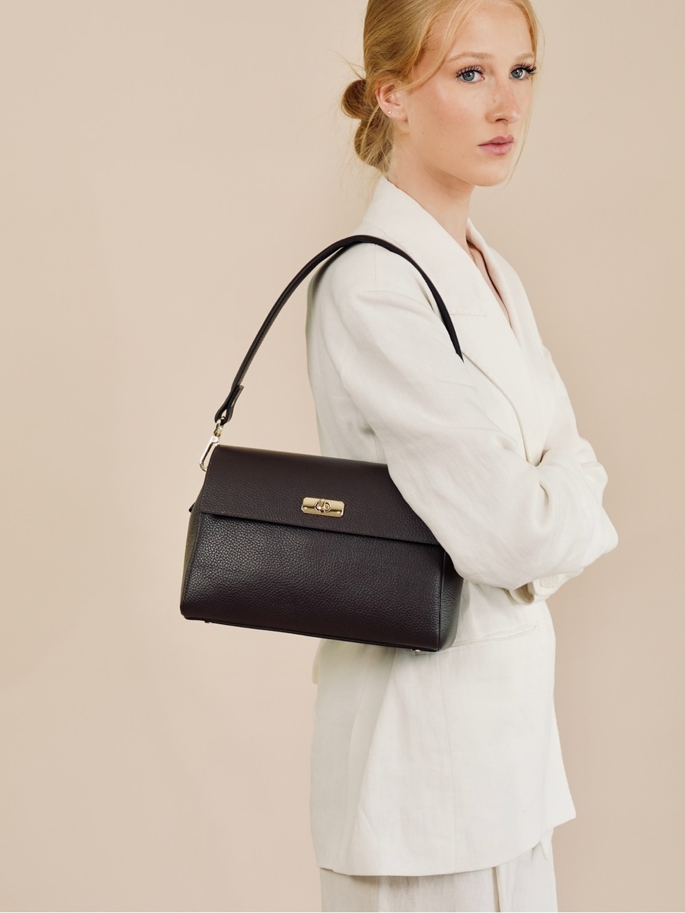 Apatchy London Abi Chocolate Brown Leather Bag NWT